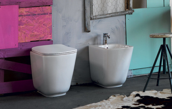 Унитаз Kerasan Tribeca 511830 приставной Белый матовый без сиденья Унитаз Kerasan Tribeca 511830 приставной Белый матовый без сиденья