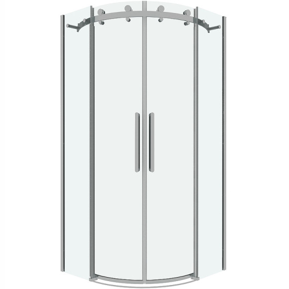 Душевой уголок Grossman Classic 90х90 301.K33.04.9090.10.00 профиль Хром стекло прозрачное