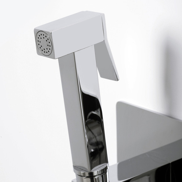 Гигиенический душ со смесителем WasserKRAFT Aller 10638 Хром