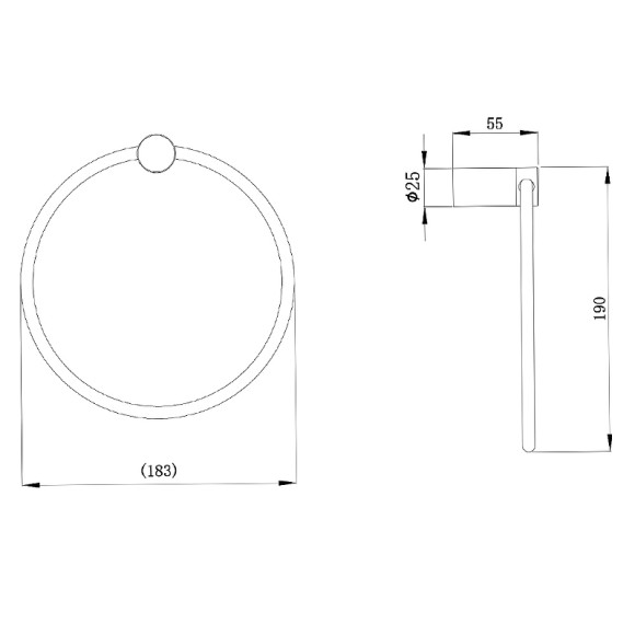Кольцо для полотенец Raiber Graceful RPG-80006 Золото матовое Кольцо для полотенец Raiber Graceful RPG-80006 Золото матовое