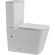 Унитаз компакт Abber Rechteck AC1210 Белый с бачком и сиденьем Микролифт Унитаз компакт Abber Rechteck AC1210 Белый с бачком и сиденьем Микролифт