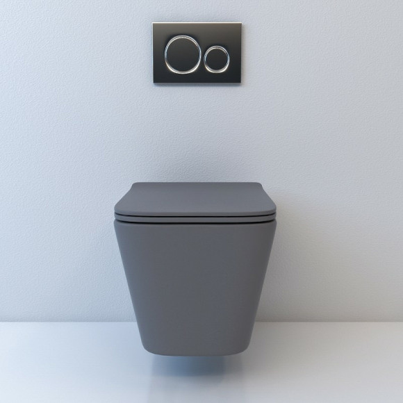 Унитаз Esbano Gartez ESUPGARTGM подвесной Серый матовый с сиденьем Микролифт