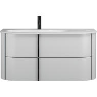 Тумба с раковиной Burgbad Lavo 2.0 100 SFZS102LG0227F5048C0037*1 подвесная Белая глянцевая