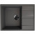 Кухонная мойка Ulgran Quartz Prima 650-09 Асфальт