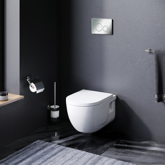 Комплект унитаза с инсталляцией AM.PM Like IS49051.801701 с сиденьем Микролифт и клавишей смыва Хром Комплект унитаза с инсталляцией AM.PM Like IS49051.801701 с сиденьем Микролифт и клавишей смыва Хром