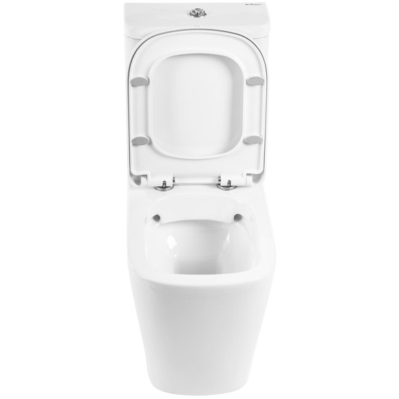Унитаз компакт BelBagno Albano BB120CPR/BB120SC без бачка с сиденьем Микролифт