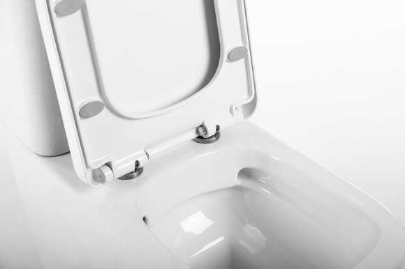 Унитаз компакт BelBagno Albano BB120CPR/BB120SC без бачка с сиденьем Микролифт