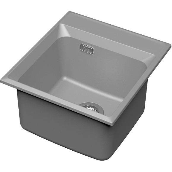 Кухонная мойка Point Мисти 46 PN3011AL Серая Кухонная мойка Point Мисти 46 PN3011AL Серая