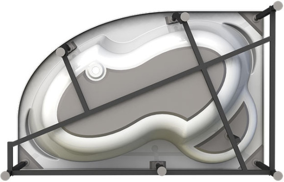 Акриловая ванна Radomir Vannesa Ирма 169х110 R 2-01-0-2-1-217 Белая без гидромассажа Акриловая ванна Radomir Vannesa Ирма 169х110 R 2-01-0-2-1-217 Белая без гидромассажа