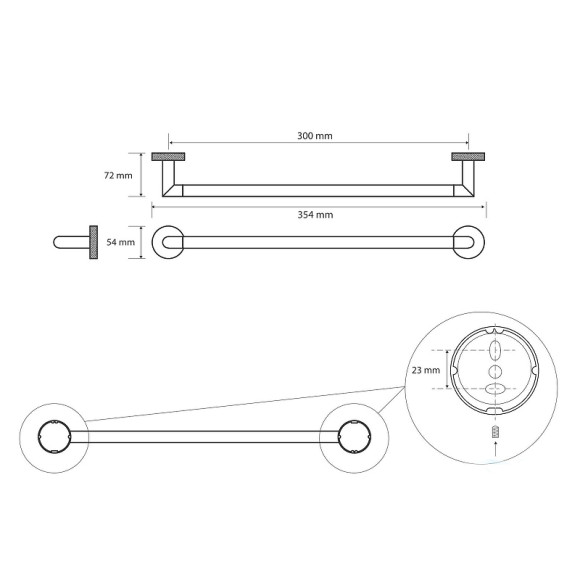 Полотенцедержатель Bemeta Stella 166204012 Хром Полотенцедержатель Bemeta Stella 166204012 Хром
