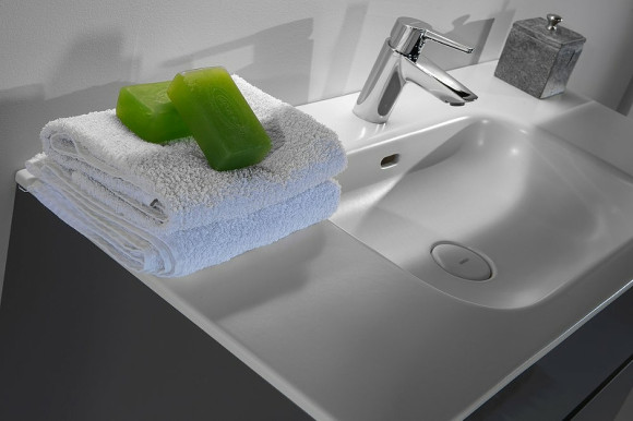 Тумба под раковину Boheme Armadi Art Vallessi 100 837-100-A glossy подвесная Антрацит глянец