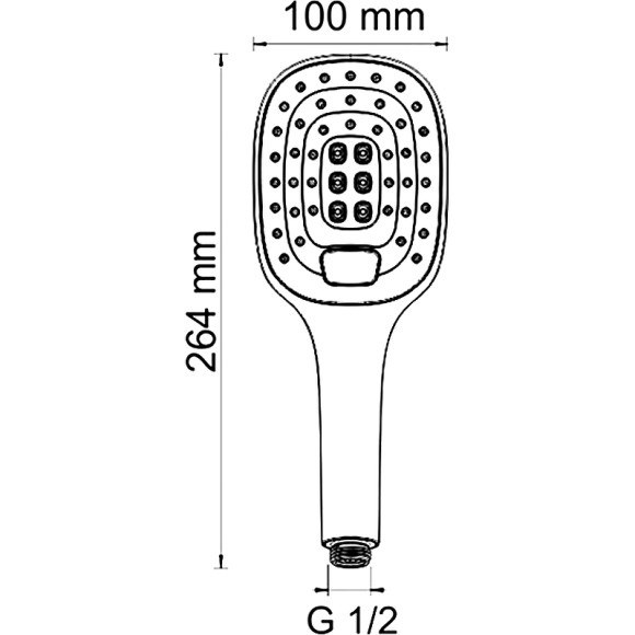 Душевая система WasserKRAFT Aller A171619 Хром