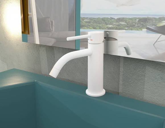 Комплект смесителей Paffoni Light KITLIQ018BO071 Белый матовый