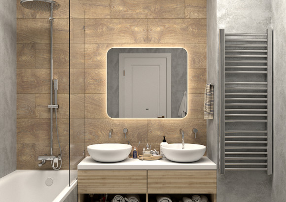 Зеркало Континент Burzhe 800х700 ЗЛП2457 с подсветкой с бесконтактным выключателем Зеркало Континент Burzhe 800х700 ЗЛП2457 с подсветкой с бесконтактным выключателем