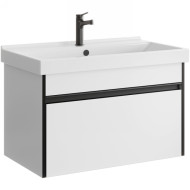 Тумба под раковину Aqwella Urban 80 URB0108W подвесная Белая Тумба под раковину Aqwella Urban 80 URB0108W подвесная Белая