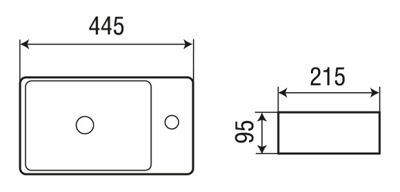 Раковина WeltWasser Aisbach 5112 44 10000004593 Белый глянец Раковина WeltWasser Aisbach 5112 44 10000004593 Белый глянец