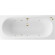 Акриловая ванна Excellent Oceana Slim 170x75 WAEX.OCE17S.SOFT.BR с гидромассажем