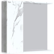 Зеркало со шкафом Onika Марбл 75.00 У 207524 Мрамор Камень бетонный