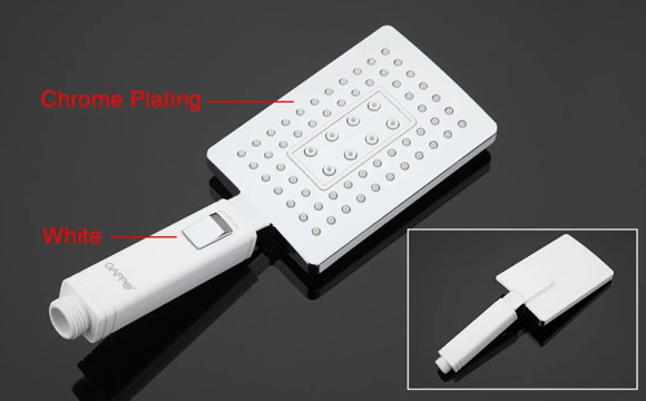 Смеситель для ванны Gappo G07 G3007-8 Белый Хром