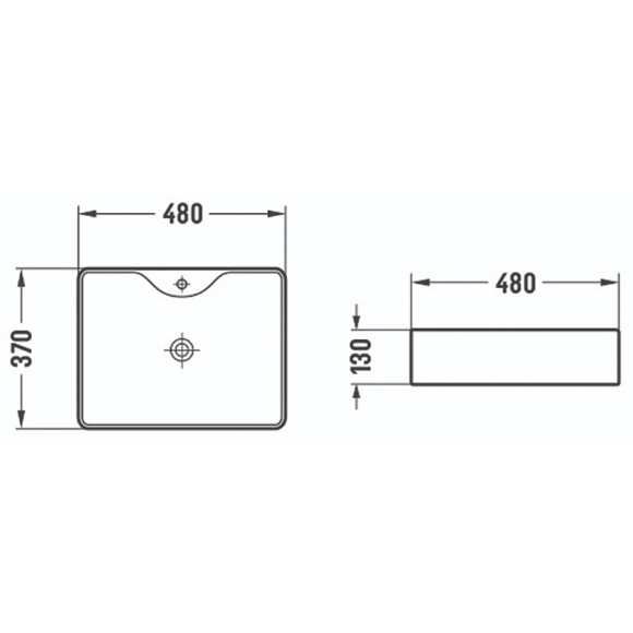 Раковина Azario 48 AZ-2010 Белая Раковина Azario 48 AZ-2010 Белая