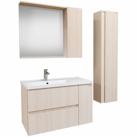 Зеркало со шкафом Grossman Юнит 80 2080112 Кадена лайт