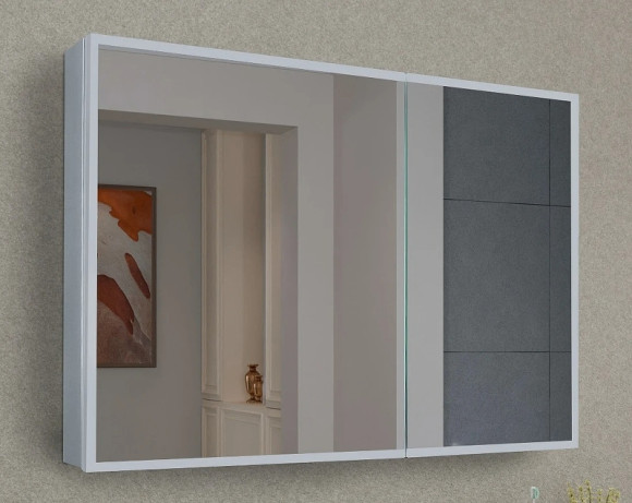 Зеркальный шкаф Esbano 90 ESMT3809D с подсветкой с инфракрасным выключателем Зеркальный шкаф Esbano 90 ESMT3809D с подсветкой с инфракрасным выключателем