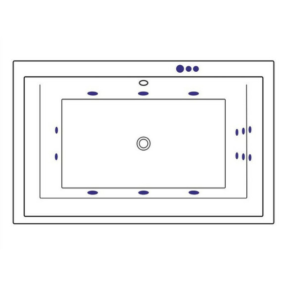 Акриловая ванна Excellent Crown Lux 190x120 WAEX.CRO19.SMART.CR с гидромассажем Акриловая ванна Excellent Crown Lux 190x120 WAEX.CRO19.SMART.CR с гидромассажем
