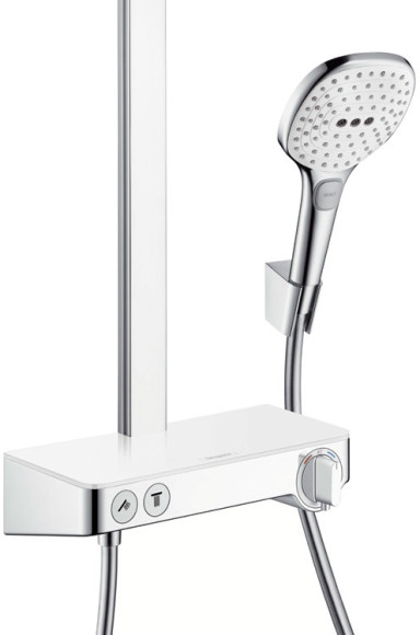 Душевая система Hansgrohe Raindance Select E 27126400 Белый/хром Душевая система Hansgrohe Raindance Select E 27126400 Белый/хром