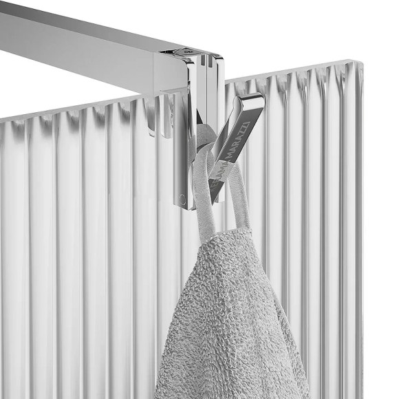 Душевая перегородка Kerama Marazzi Cristallo 120 CT.120.WI.CR профиль Хром стекло рифленое Душевая перегородка Kerama Marazzi Cristallo 120 CT.120.WI.CR профиль Хром стекло рифленое