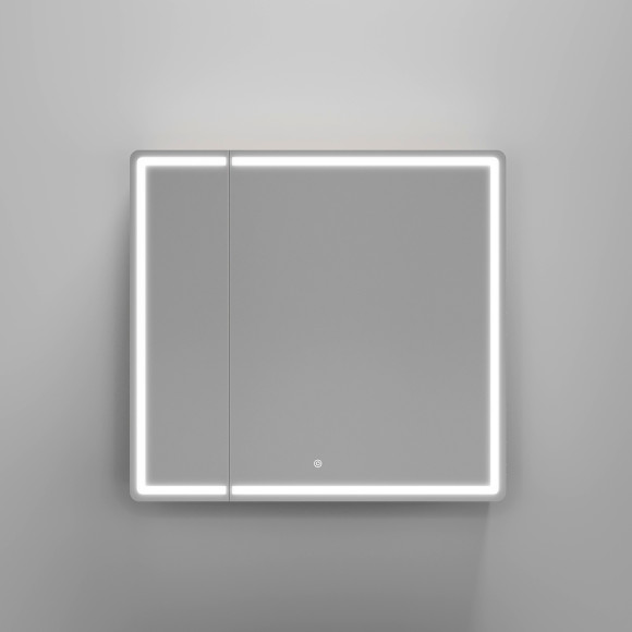 Зеркальный шкаф Sancos Mirror 80 MI80EG с подсветкой Дуб галифакс натуральный Зеркальный шкаф Sancos Mirror 80 MI80EG с подсветкой Дуб галифакс натуральный