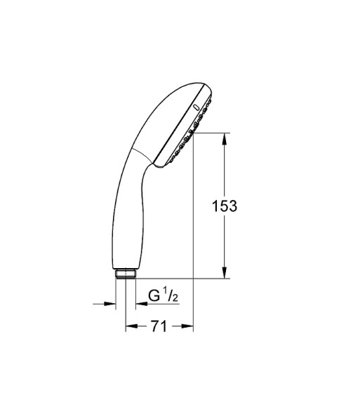 Ручной душ Grohe Tempesta 100 28419002 Хром