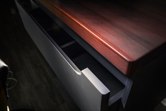 Столешница под раковину Jorno Wood 60 Wood.06.60/DW Темное дерево