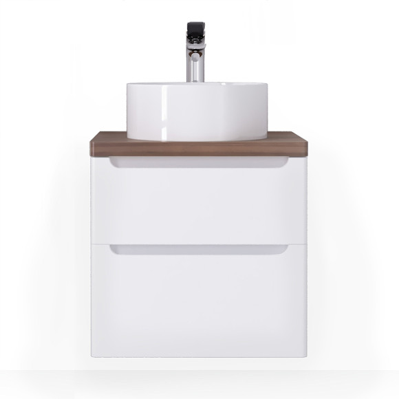 Столешница под раковину Jorno Wood 60 Wood.06.60/DW Темное дерево