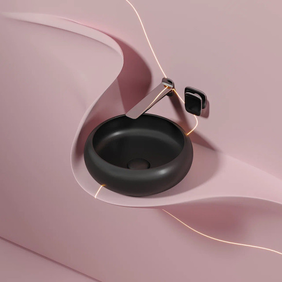 Раковина-чаша Ceramicanova Element 36 CN6050MB Черная матовая Раковина-чаша Ceramicanova Element 36 CN6050MB Черная матовая