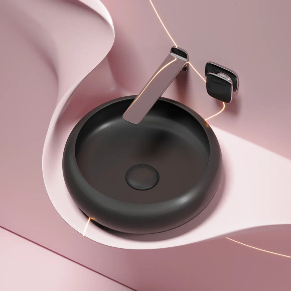 Раковина-чаша Ceramicanova Element 36 CN6050MB Черная матовая Раковина-чаша Ceramicanova Element 36 CN6050MB Черная матовая