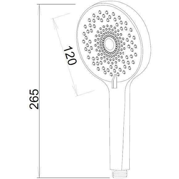 Ручной душ ESKO SSP120 Хром