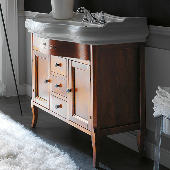 Раковина Kerasan Retro 100 105001*3 Белая