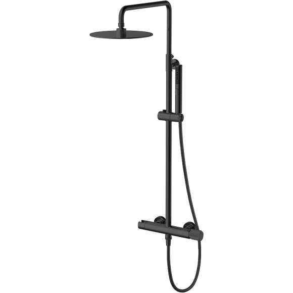 Душевая система Allen Brau Liberty 5.33007-31 Черная матовая