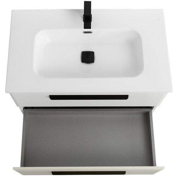 Тумба под раковину Cezares Eco-Cer-N 80 ECO-CER-N-800-2C-SO-AS-P подвесная Альпака брашированная без ручек Тумба под раковину Cezares Eco-Cer-N 80 ECO-CER-N-800-2C-SO-AS-P подвесная Альпака брашированная без ручек