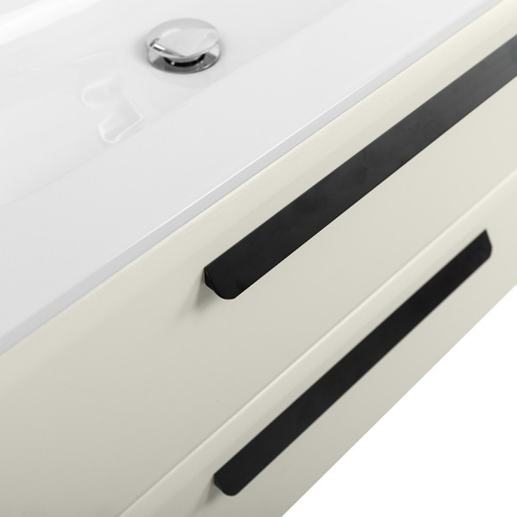 Тумба под раковину Cezares Eco-Cer-N 80 ECO-CER-N-800-2C-SO-AS-P подвесная Альпака брашированная без ручек Тумба под раковину Cezares Eco-Cer-N 80 ECO-CER-N-800-2C-SO-AS-P подвесная Альпака брашированная без ручек