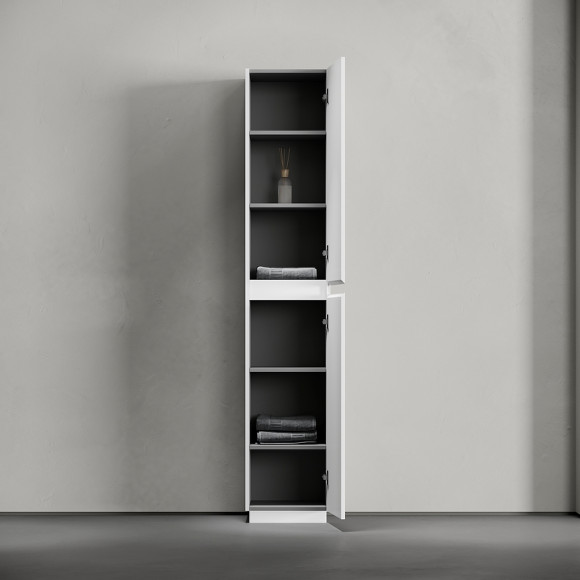 Шкаф пенал Sancos Libra Floor 35 PLB35FW Белый глянец Шкаф пенал Sancos Libra Floor 35 PLB35FW Белый глянец