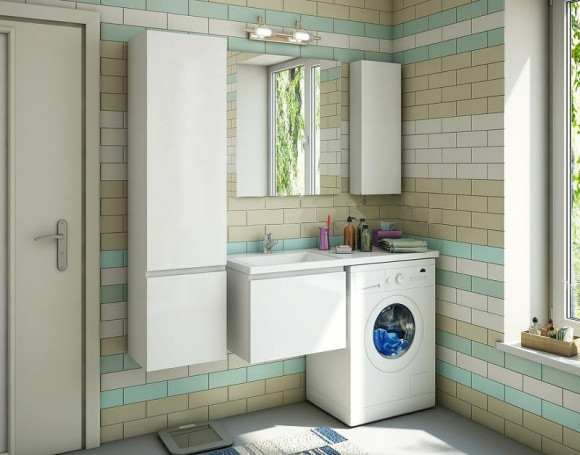 Тумба с раковиной Эстет Dallas Luxe 110 L ФР-00002025 подвесная Белая Тумба с раковиной Эстет Dallas Luxe 110 L ФР-00002025 подвесная Белая