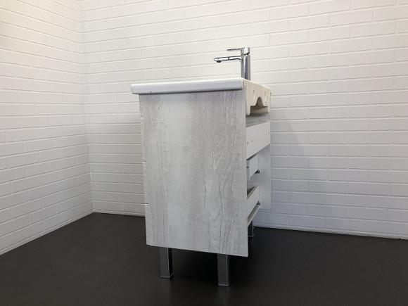 Тумба с раковиной Comforty Никосия 70Н 00-00005793 Дуб белый