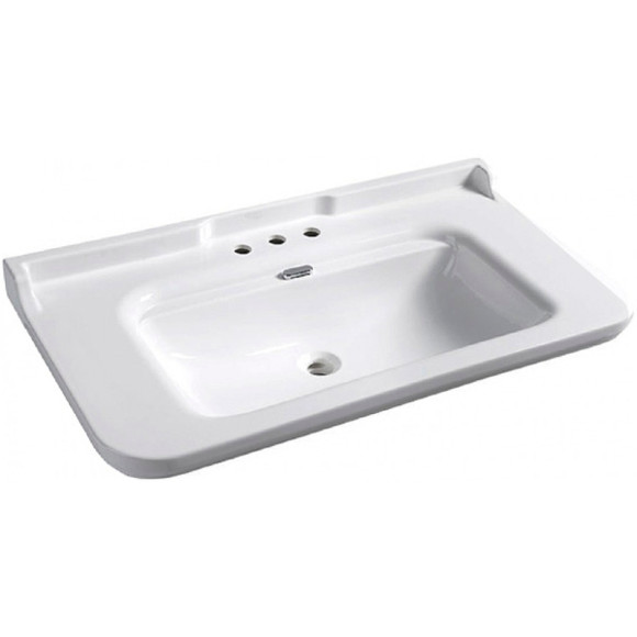 Раковина Kerasan Waldorf 120 4144K1bi/cr*3 Белая