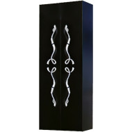 Шкаф пенал Clarberg Due amanti 50 DUE0505BLK Черный без ручек Шкаф пенал Clarberg Due amanti 50 DUE0505BLK Черный без ручек