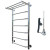 Электрический полотенцесушитель Тругор Браво 1 элТЭН 100x50 с полкой Хром