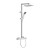 Душевой гарнитур Remer Qubica Thermo QT37 с термостатом Хром