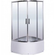 Душевой уголок Esbano ESR-8020 90x90 ESUGR8020 профиль Хром стекло рифленое