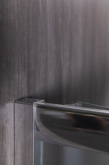 Душевой уголок Esbano ESR-8020 90x90 ESUGR8020 профиль Хром стекло рифленое