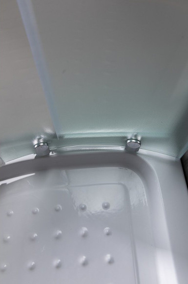 Душевой уголок Esbano ESR-8020 90x90 ESUGR8020 профиль Хром стекло рифленое